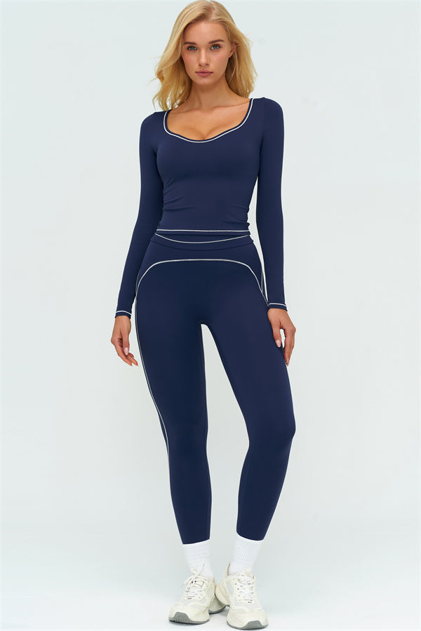 The Amara Long Sleeve T-shirt Leggings 2-Piece Set