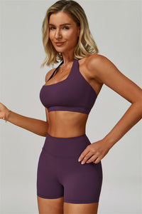 The Bold Halter Sports Bra Shorts 2-Piece Set