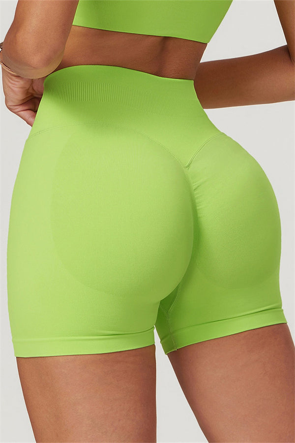 The Allure Shorts — Light Lime