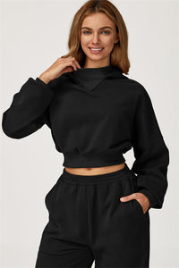 The Axis Crop Hoodie Pants 2-Piece Set