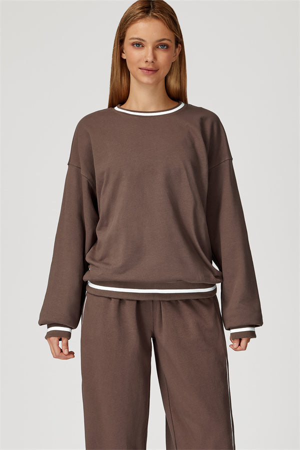 The Amara Sweatshirt Pants 2-Piece Set — Roman Brown