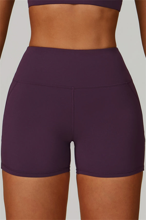 The Bold Cross Back Sports Bra Shorts 2-Piece Set