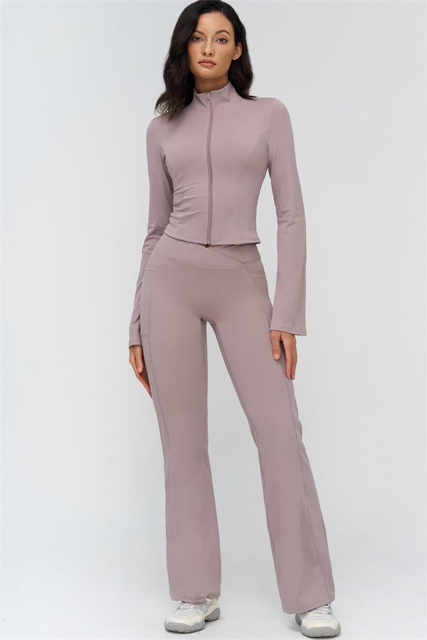 The BoldFit Jacket Flared Leggings 2-Piece Set