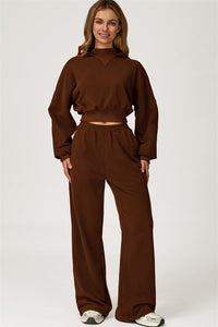 The Axis Crop Hoodie Pants 2-Piece Set