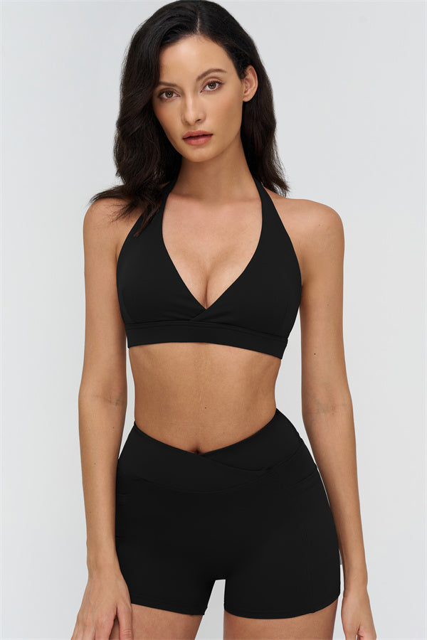 The BoldFit Sports Bra Shorts 2-Piece Set