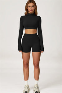 The Axis Crop Top Shorts 2-Piece Set