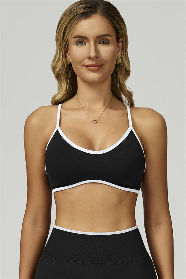 Bali Motion Trim Sports Bra Leggings 2-Piece Set