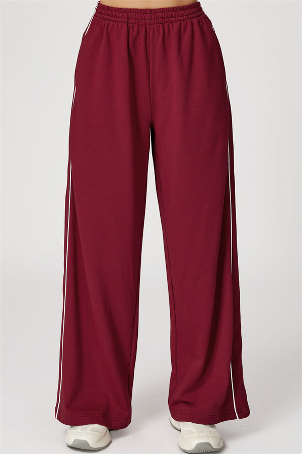 The Amara Pants — Burgundy