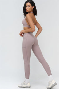 The BoldFit Crop Top Leggings 2-Piece Set