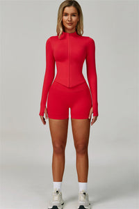 The Lagoon Jacket Sports Bra Shorts 3-Piece Set