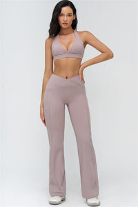 The BoldFit Sports Bra Flared Leggings 2-Piece Set