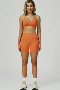 Bali Motion Sports Bra Shorts 2-Piece Set