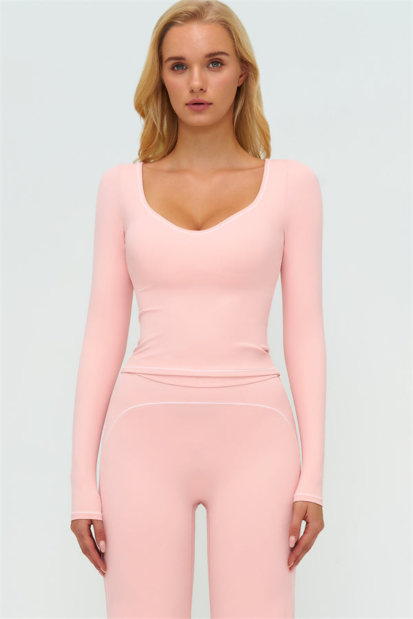 The Amara Long Sleeve T-shirt Flared Leggings 2-Piece Set