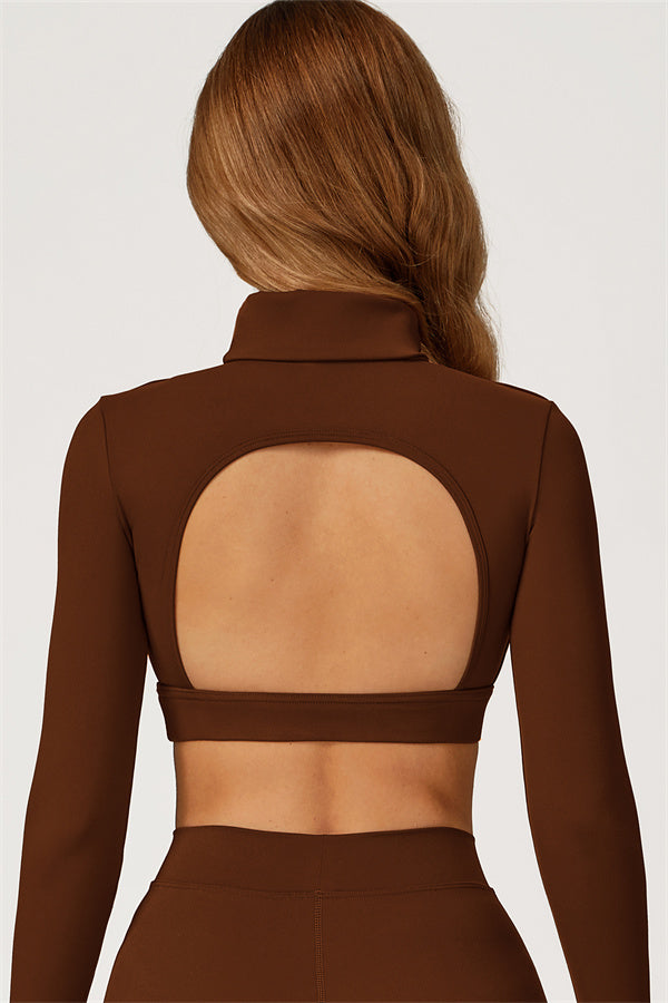 The Axis Crop Top Flared Leggings 2-Piece Set