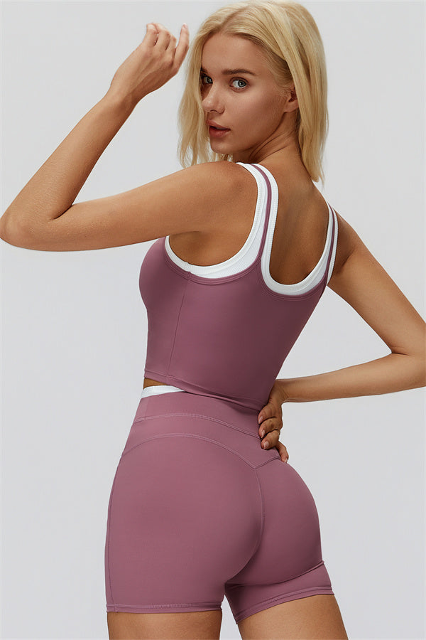 The Canyon Crop Tank Shorts 2-Piece Set