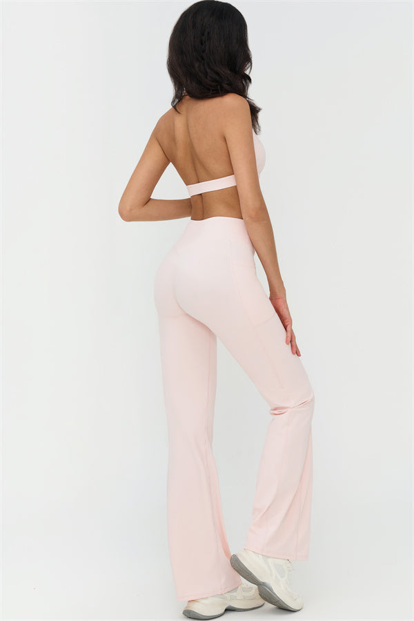 The BoldFit Sports Bra Flared Leggings 2-Piece Set