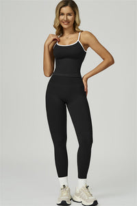 Bali Motion Trim Crop Top Leggings 2-Piece Set