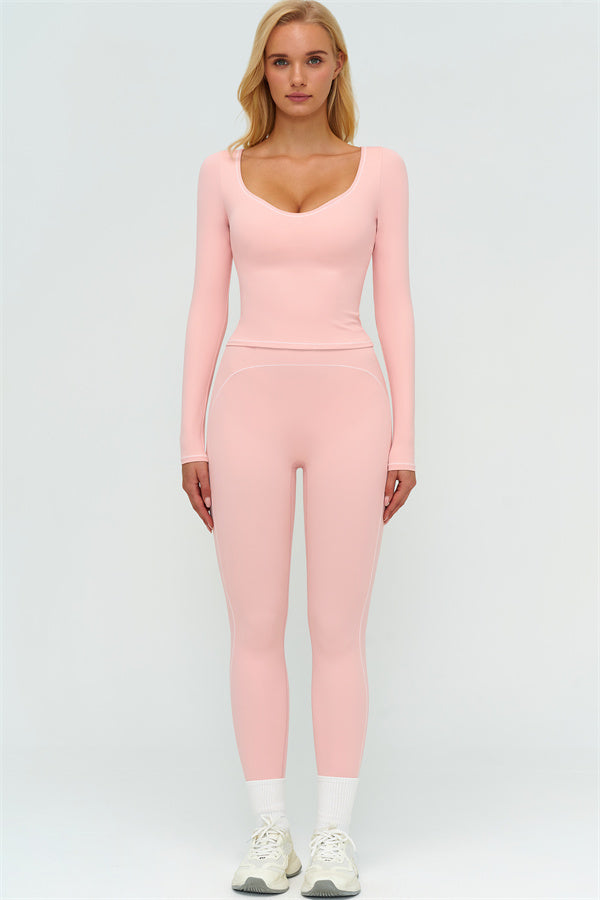 The Amara Long Sleeve T-shirt Leggings 2-Piece Set