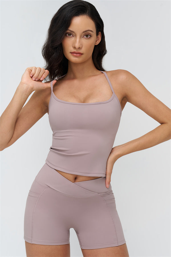 The BoldFit Crop Top Shorts 2-Piece Set