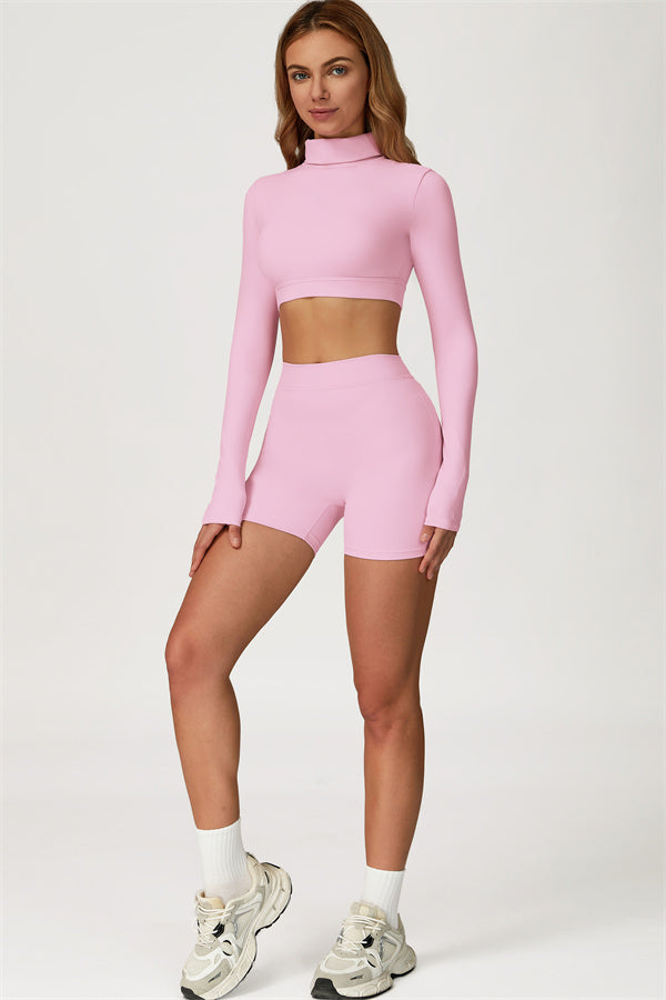 The Axis Crop Top Shorts 2-Piece Set