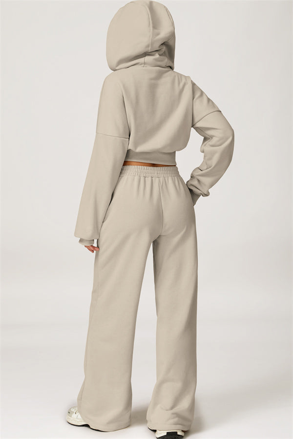 The Axis Crop Hoodie