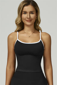 Bali Motion Trim Crop Top Leggings 2-Piece Set