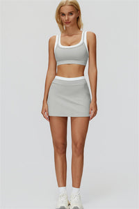 The Canyon Sports Bra Skirt 2-Piece Set