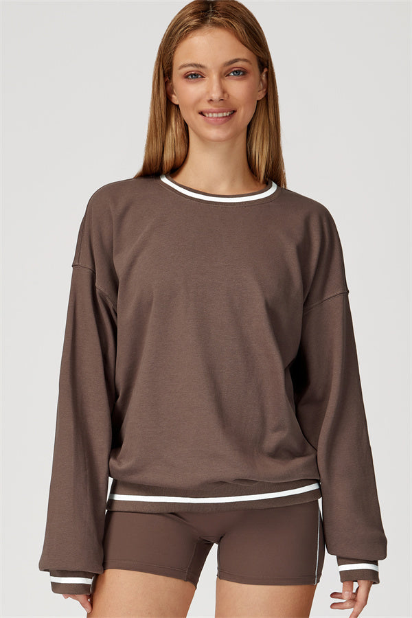 The Amara Sweatshirt — Roman Brown