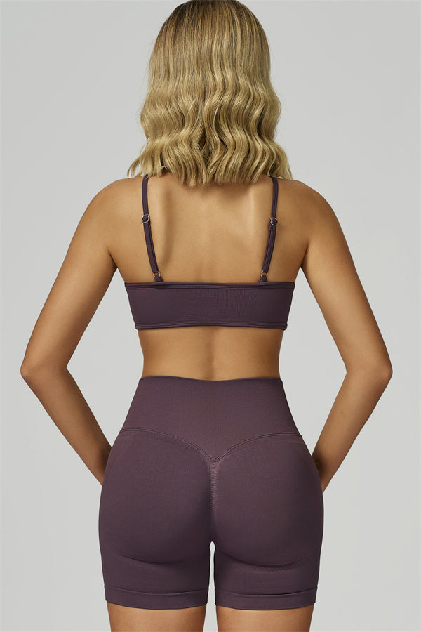 Bali Motion Sports Bra Shorts 2-Piece Set