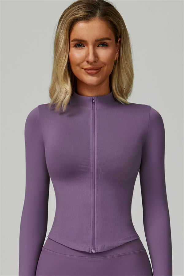 The Lagoon Jacket Sports Bra Shorts 3-Piece Set