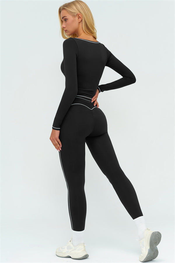 The Amara Long Sleeve T-shirt Leggings 2-Piece Set