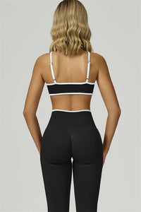 Bali Motion Trim Sports Bra Leggings 2-Piece Set