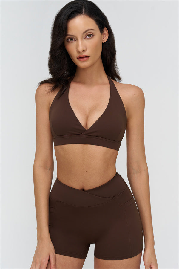 The BoldFit Sports Bra Shorts 2-Piece Set