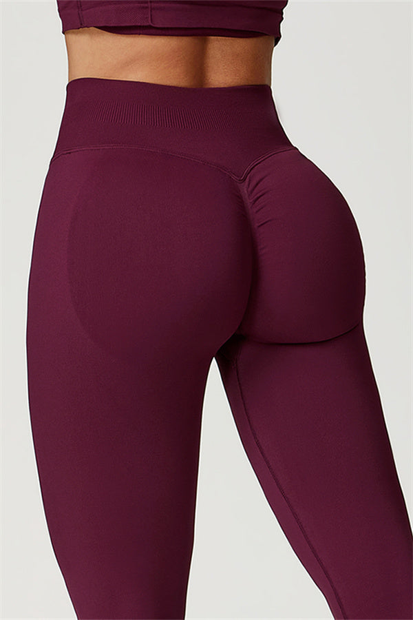 The Allure Leggings — Wine Berry