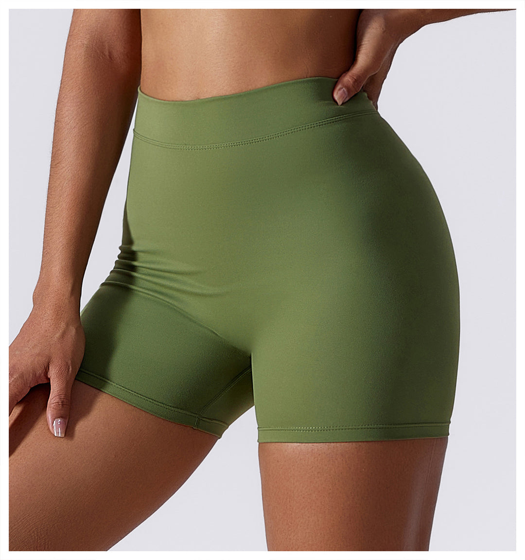 Crestlyn High-Waisted Scrunch Shorts