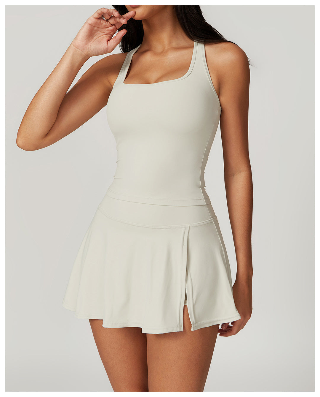 Skylis High-Waisted Tennis Skirt