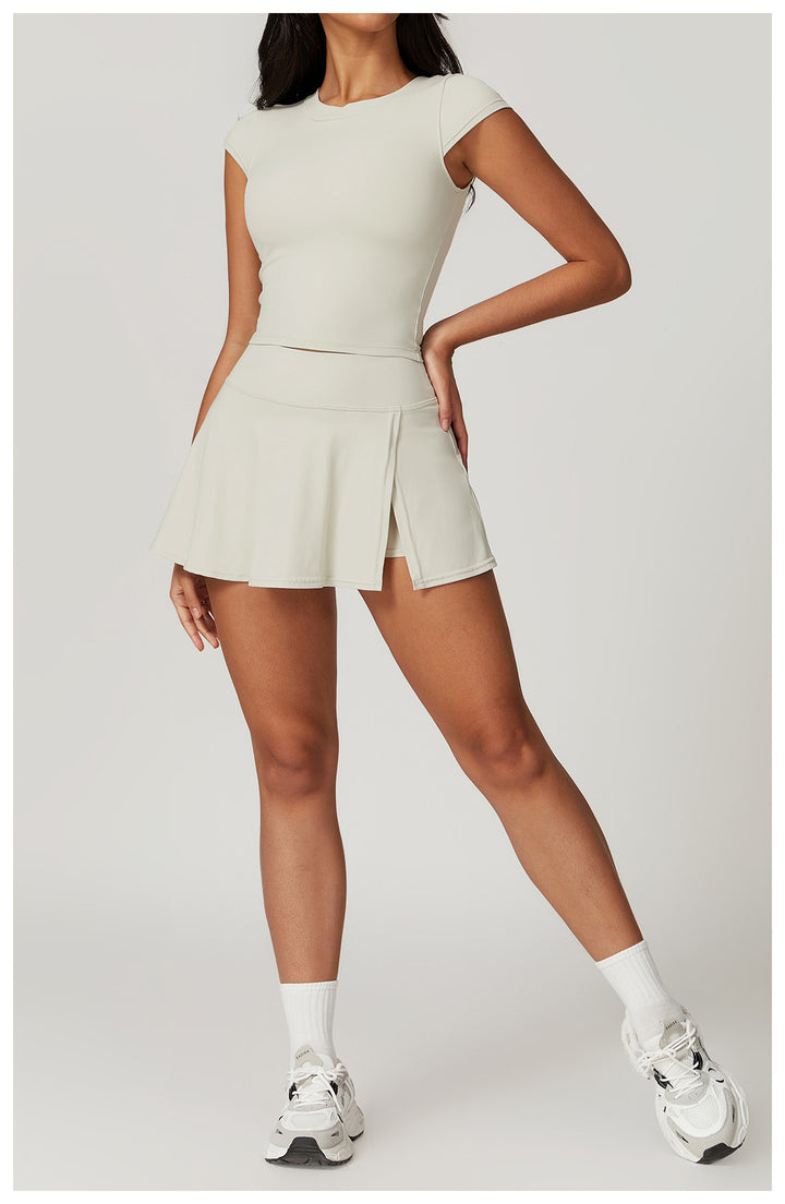 Skylis High-Waisted Tennis Skirt