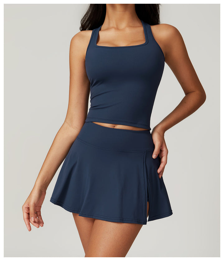 Skylis High-Waisted Tennis Skirt