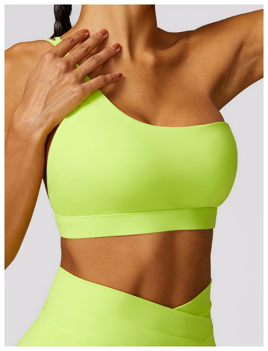 Vervain One-Shoulder Sports Bra