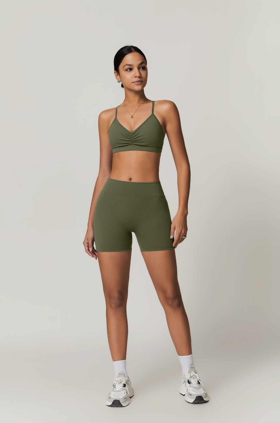 Duskelle High-Waisted Scrunch Shorts