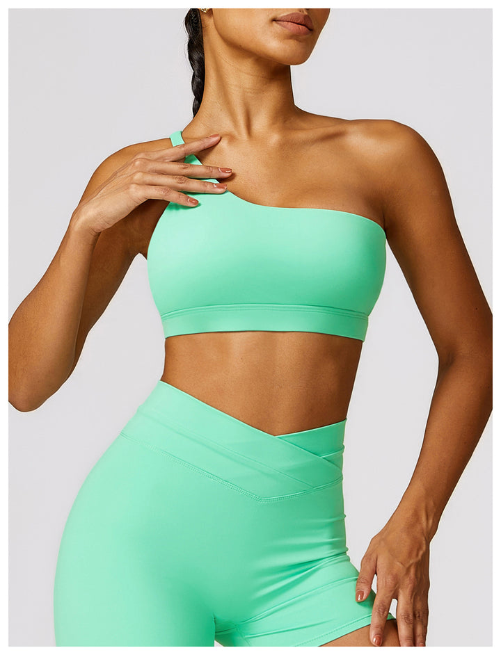 Vervain One-Shoulder Sports Bra