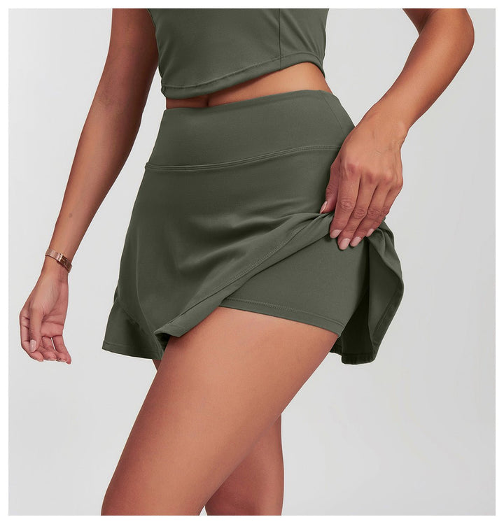 Lorin High-Waisted Tennis Skirt