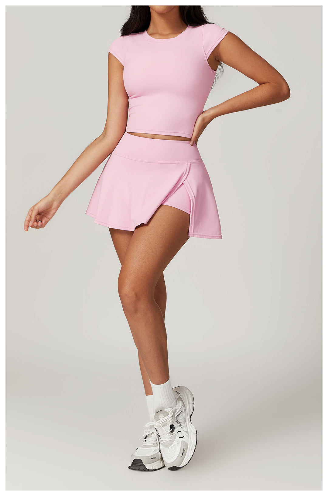 Skylis High-Waisted Tennis Skirt