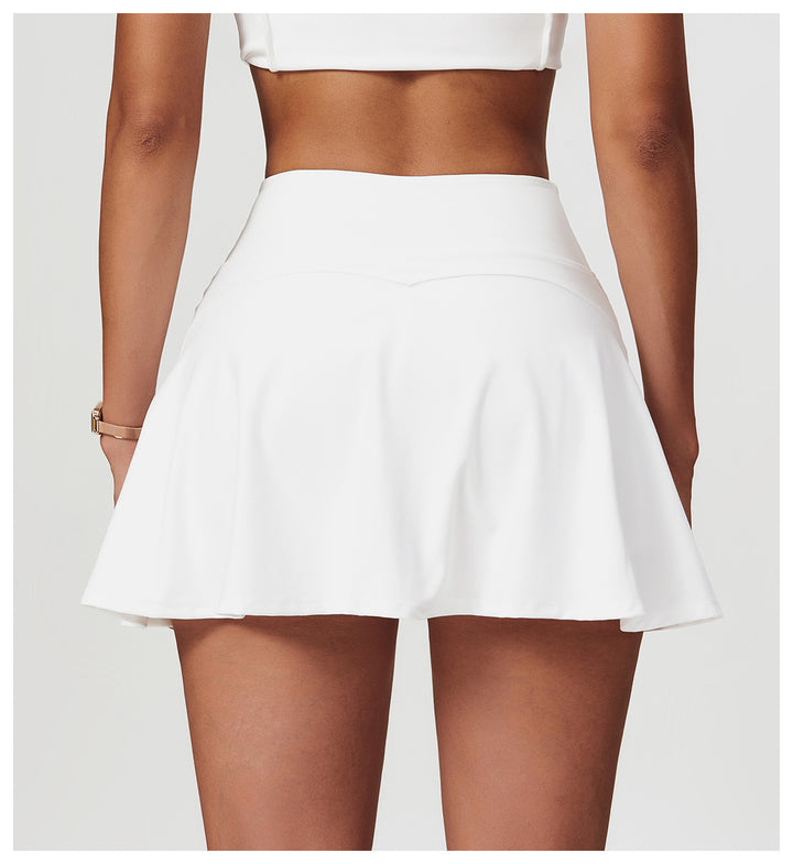 Lorin High-Waisted Tennis Skirt