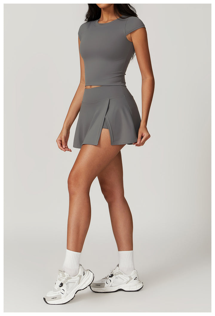 Skylis High-Waisted Tennis Skirt