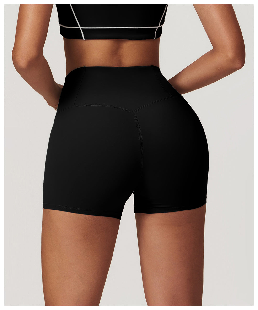 Frostelle Seamless High-Waisted Biker Shorts