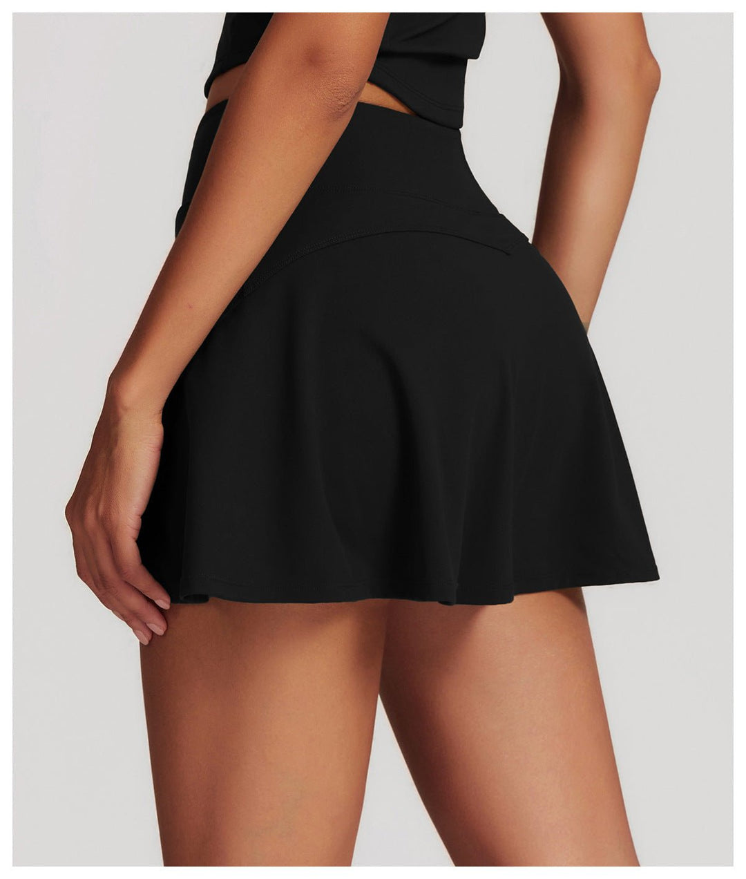 Lorin High-Waisted Tennis Skirt