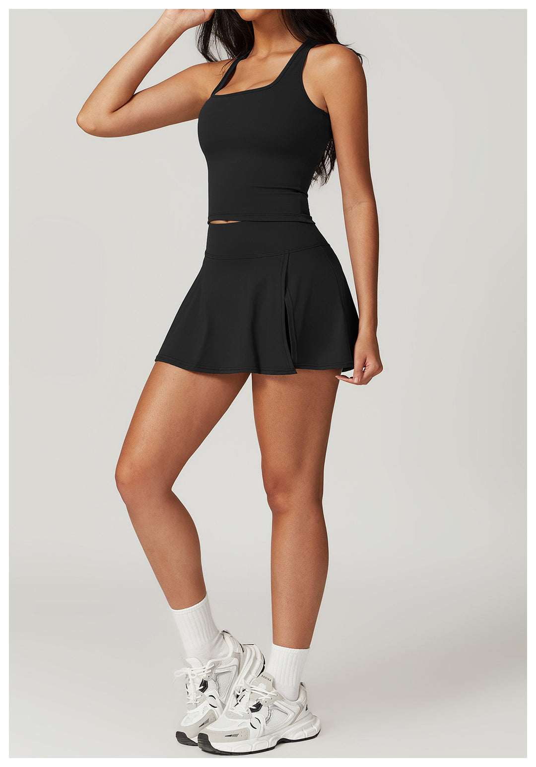 Skylis High-Waisted Tennis Skirt