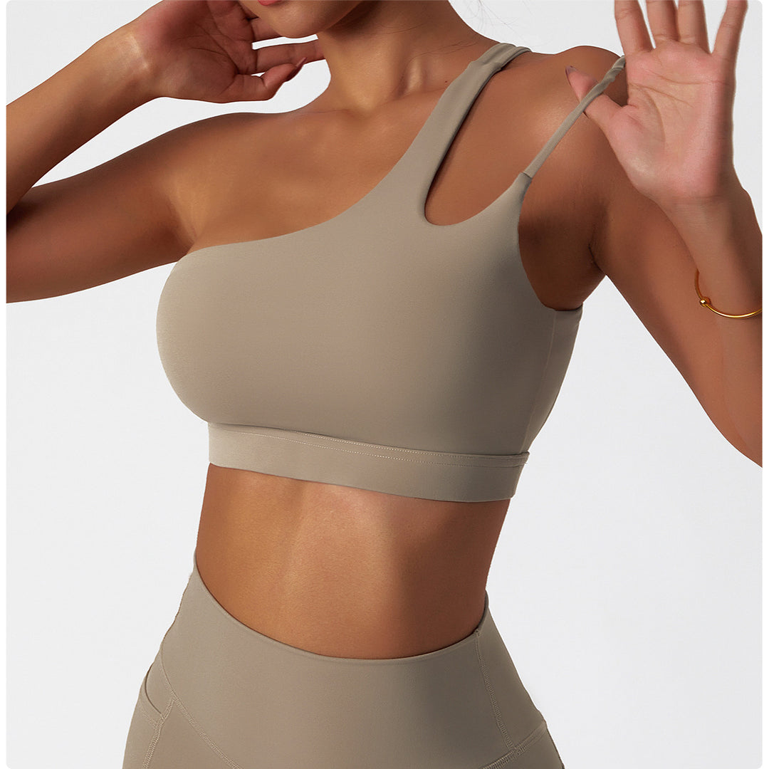 Aubryn One-Shoulder Sports Bra