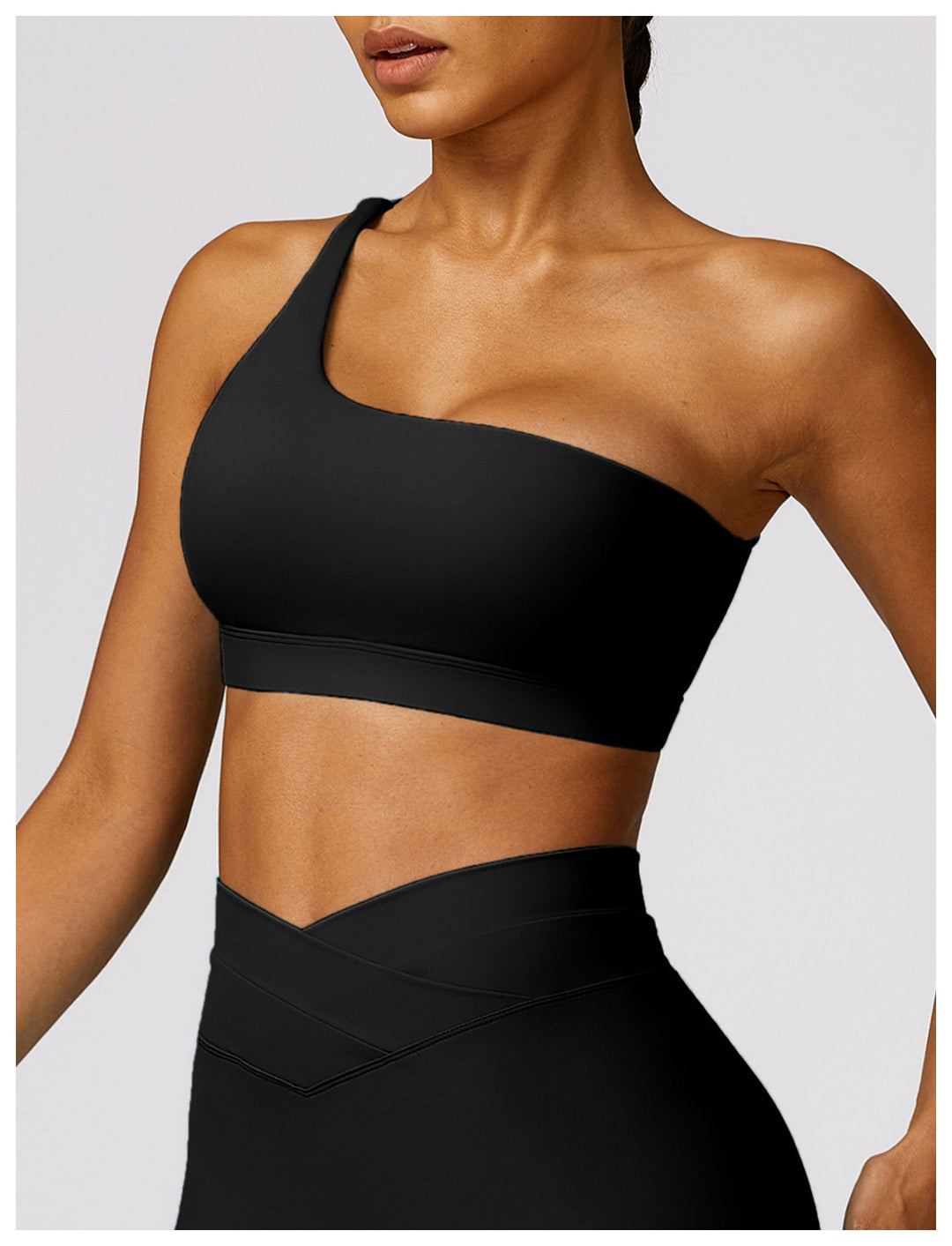 Vervain One-Shoulder Sports Bra